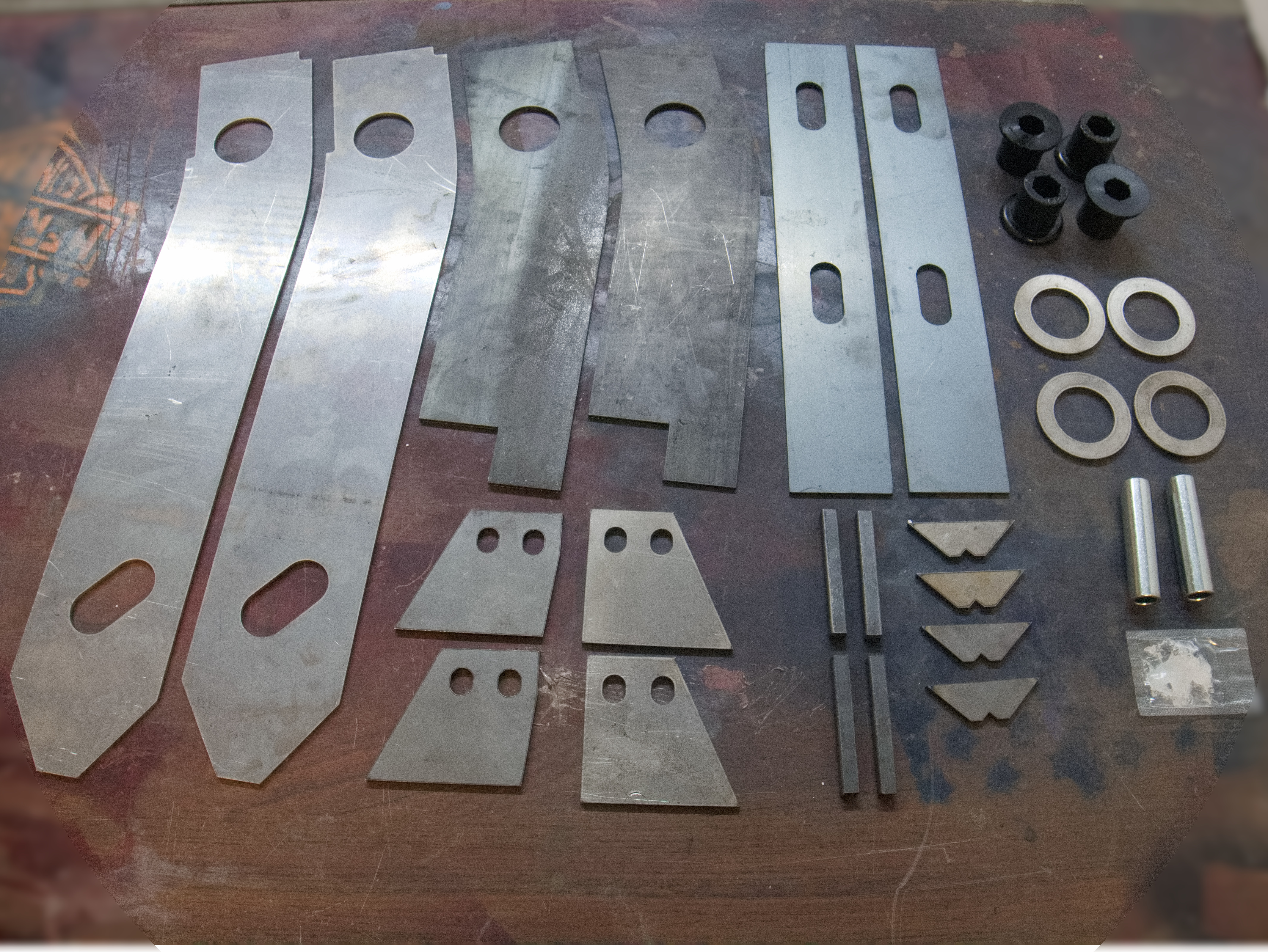Jeep Wrangler Front Frame Ocver Axle Rust Repair Kit (87-95 Jeep